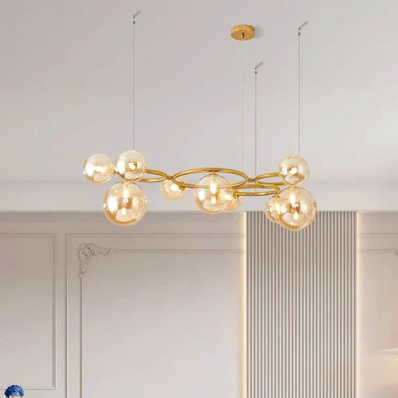 Chrome Modern LED Chandelier