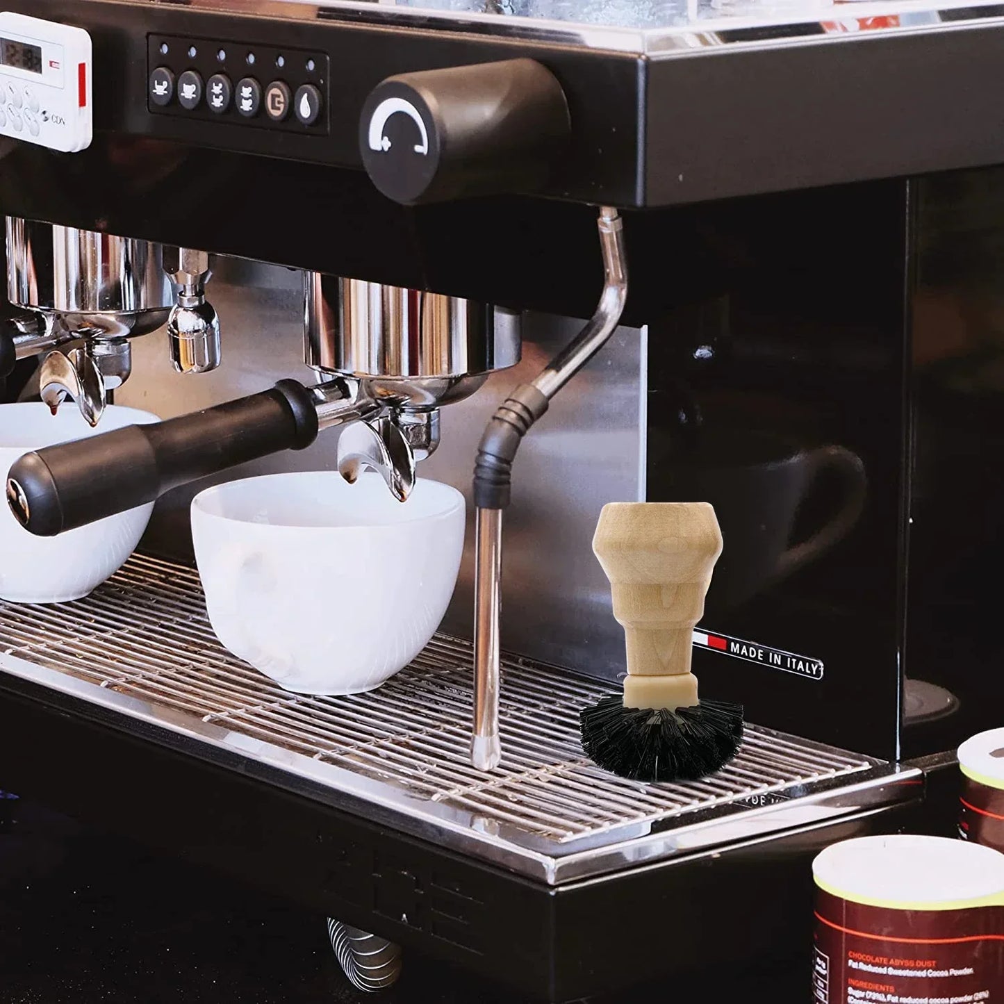 Juego de cepillos de limpieza DecorBites™ 3 en 1 para baristas de espresso