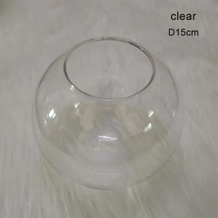 DecorBites™ Glass Shade Replacement for Magic Bean Lighting, 7cm Opening, Smoke Grey Amber Cognac