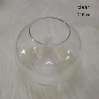 DecorBites™ Glass Shade Replacement for Magic Bean Lighting, 7cm Opening, Smoke Grey Amber Cognac