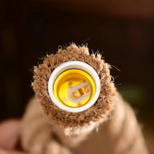 DecorBites™ Hemp Rope Pendant Lights: Vintage Industrial Hanging Lamp for Home Decor