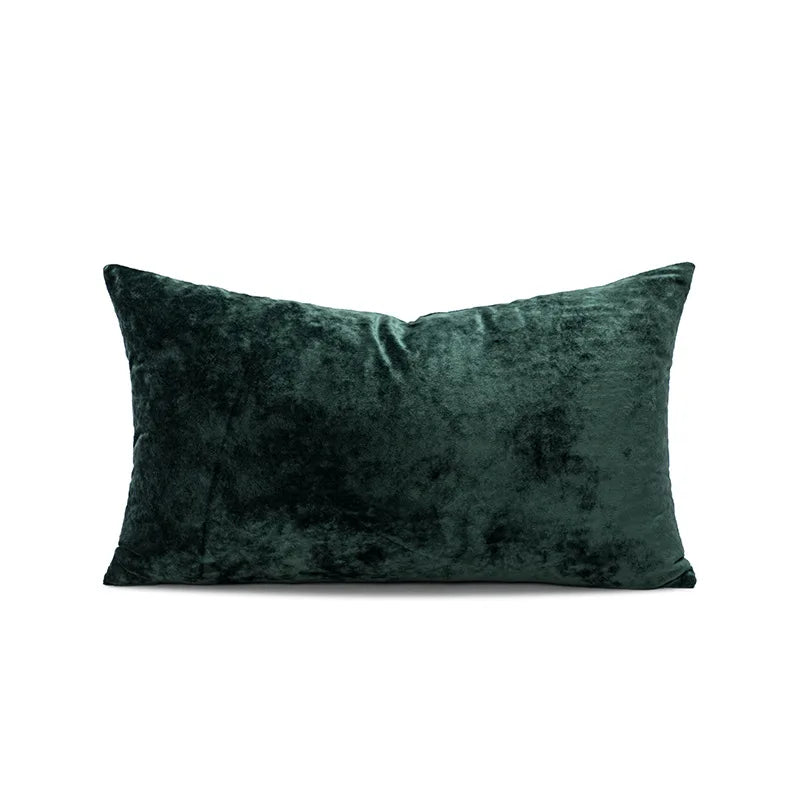 DecorBites™ Dark Grain Velvet Pillow Cover - 45x45cm
