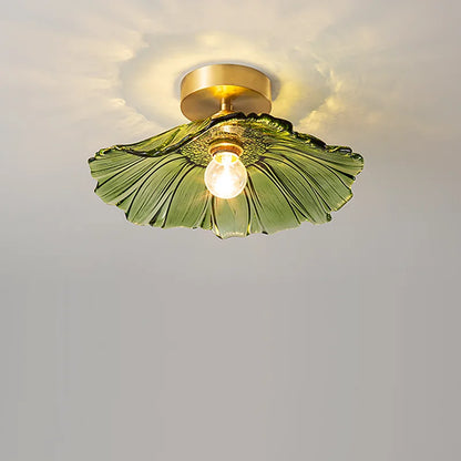DecorBites™ Glass Copper Nordic Ceiling Lamp for Living Room & Balcony.