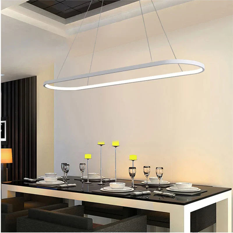DecorBites™ Designer Oval LED Pendant Lamp for Living, Dining, Restaurant, Bedroom Lighting