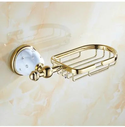 DecorBites™ Bathroom Hardware Set: Toilet Paper, Roll Holder, Brush Holder, Coat Hook