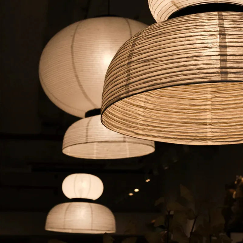 Vintage Wabi Sabi Paper Lamp
