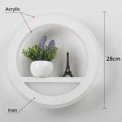 DecorBites™ Dimmable LED Wall Lamp with Remote Control for Bedroom and Living Room