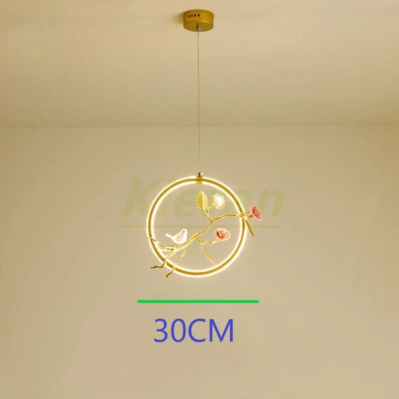 DecorBites™ Bird LED Chandelier for Bedroom Dining Room.