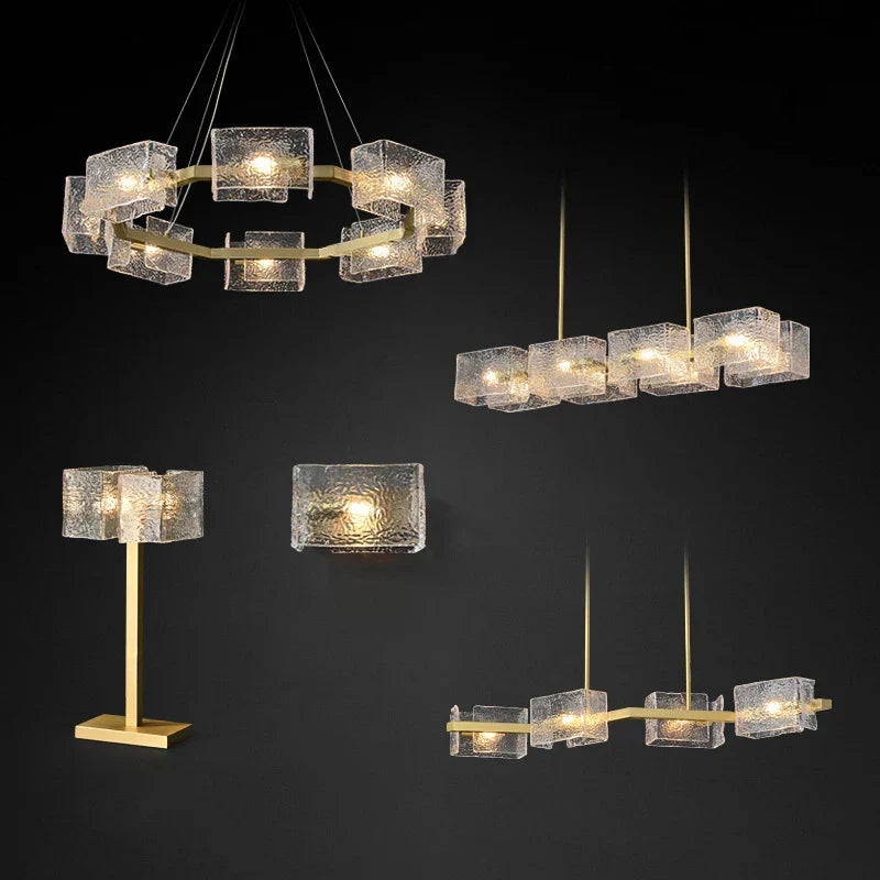 DecorBites™ Crystal Chandelier: Modern Luxury Pendant Light for Living Room, Restaurant, and Bar