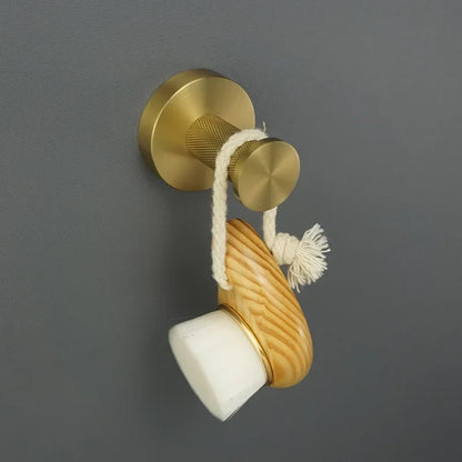 DecorBites™ Brushed Gold Bathroom Set: Towel Bar, Toilet Paper Holder, Hook - Wall Mount Kit