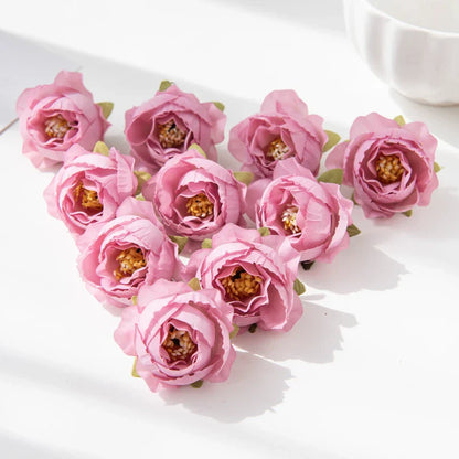 DecorBites™ Artificial Flowers Wedding Christmas Decoration Home Scrapbooking Bridal Accessories
