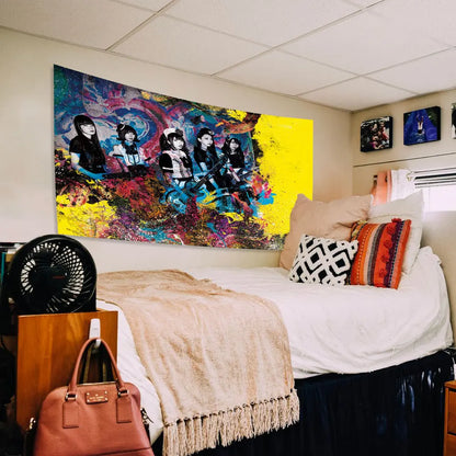 DecorBites™ Heavy Metal Rock Music Poster Wall Tapestry Art Home Decor