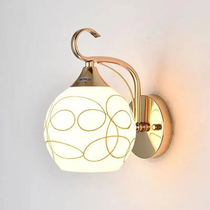 Aplique de pared de cristal DecorBites™ - Elegante lámpara de pared para dormitorio e iluminación del hogar