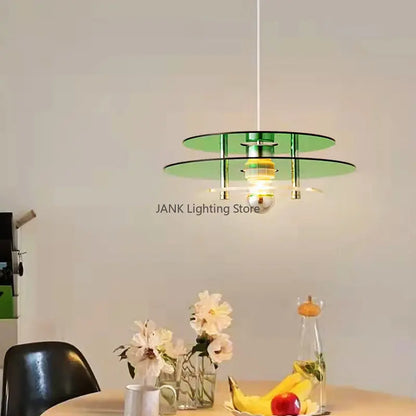 Lámpara de araña colgante acrílica DecorBites™ Bauhaus PH UFO con luces LED