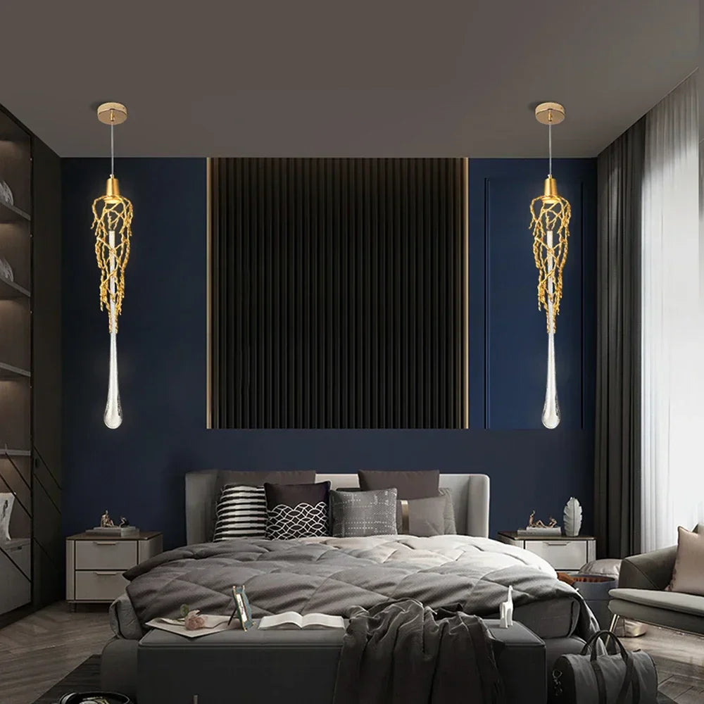 DecorBites™ Branch Art Cage Crystal Chandelier for Modern Dining Room Lighting