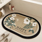 Decobites Velvet Bathroom Mat: Soft, Non-slip, Super Absorbent Bath Rug for Quick Drying