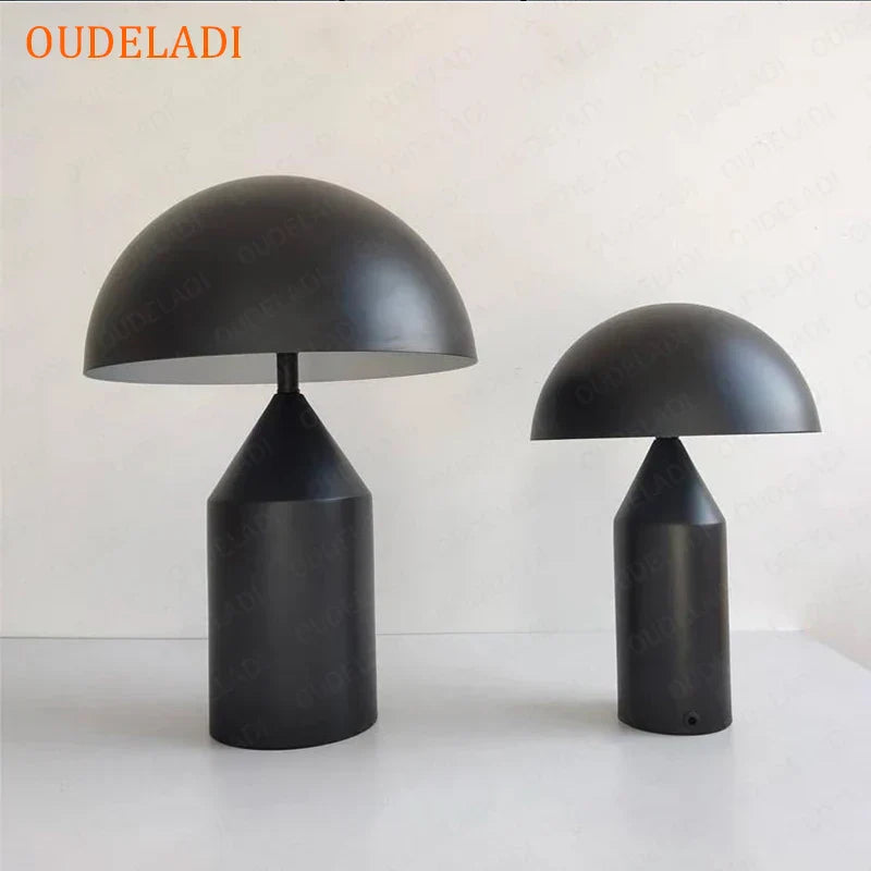 Lámpara de mesa de hongo de hierro dorado Decorbites™ para decoración del hogar, sala de estar, dormitorio - Interfaz G9