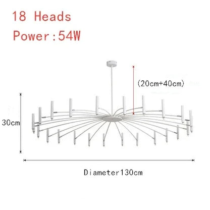 DecorBites™ Art Pendant Chandelier - Nordic LED Indoor Lighting Fixture