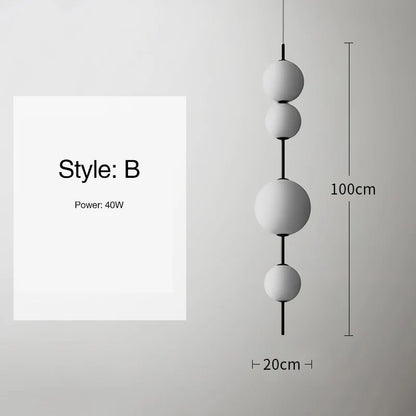 DecorBites™ Gourd Chandelier: Creative Art Decoration for Restaurant, Bar, Bedroom, Vertical Lighting