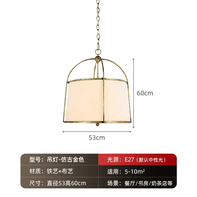 DecorBites™ Gold/Black Pendant Lights E27 LED Indoor Lighting for Restaurant/Dining Room