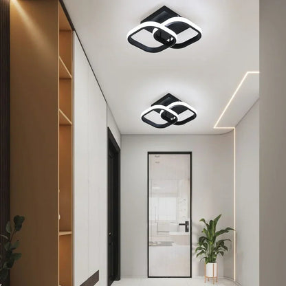 DecorBites™ Acrylic LED Ceiling Lamp: Modern Home Decor Lighting for Bedroom, Corridor, Balcony