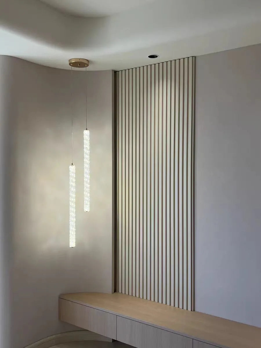 Lámparas colgantes DecorBites™ Crystals: Araña moderna regulable para sala de estar, comedor o dormitorio de lujo.