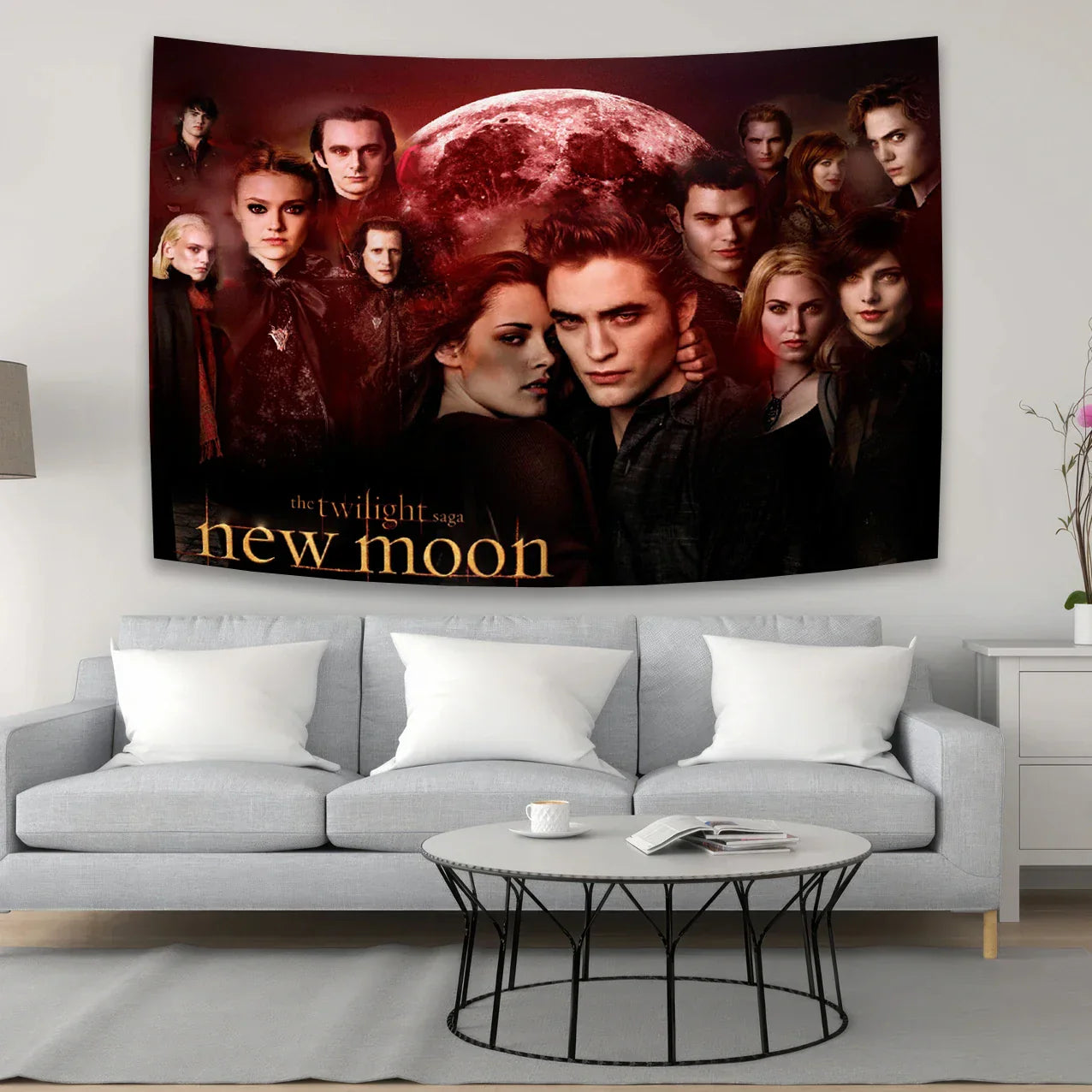 Twilight Tapestry Hippie Vampire Film Poster for Bedroom Living Room Decor - Decobites