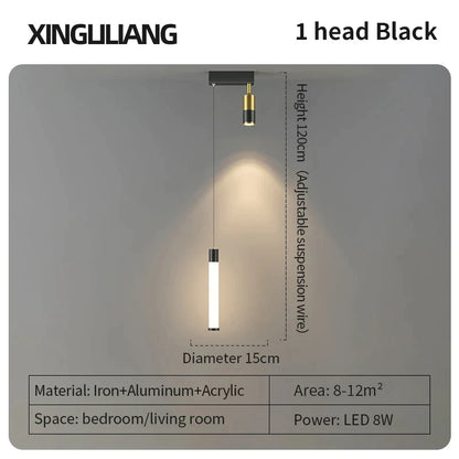 DecorBites™ Golden Pendant Chandelier for Bedroom & Living Room Décor