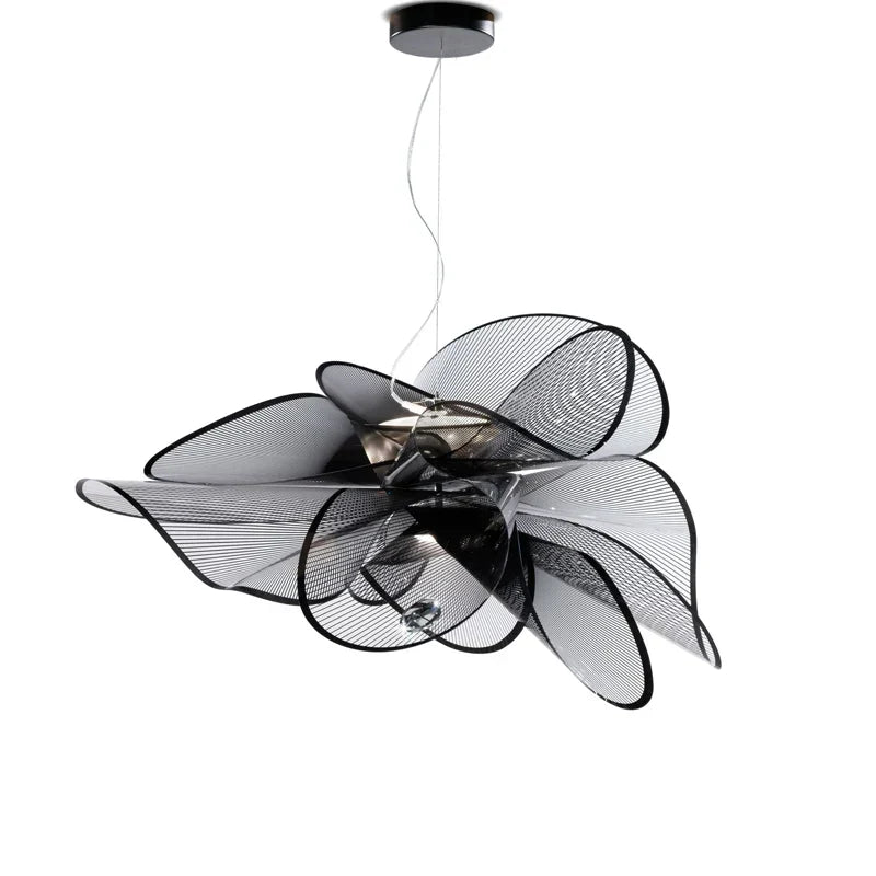 ثريا أكريليك على شكل زهرة من ديكوربايتس™: إضاءة مصممة على الطراز الاسكندنافي للمطاعم وغرف المعيشة وغرف النوم