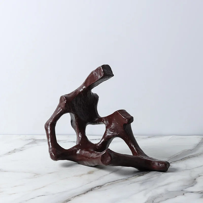 ديكوربايتس™ - منحوتة هيكل عظمي تجريدية | ديكور منزلي