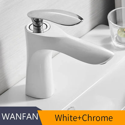 DecorBites™ Gold Waterfall Bathroom Faucet - Single Handle Basin Mixer Tap, Elegant Design