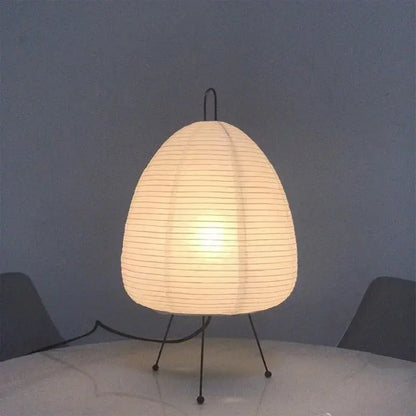 DecorBites™ Japanese Style Rice Paper Table Lamp for Living Room Bedroom, Study, Hotel