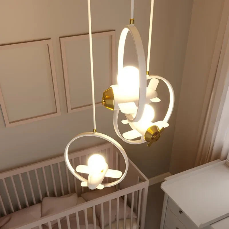 DecorBites™ Helicopter Chandeliers: Indoor Hanging Lights for Kids' Bedrooms and Living Rooms