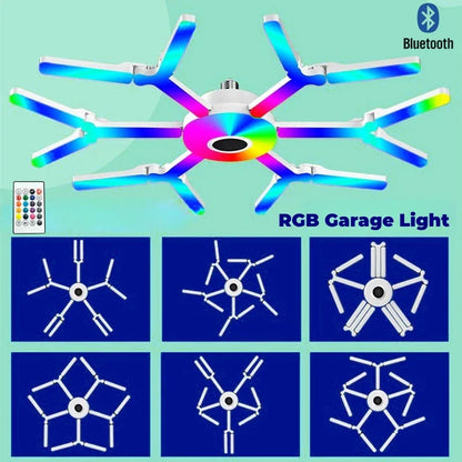 DecorBites™ Deformable LED Garage Lights 80W/100W/120W Ceiling Industrial E27 Bulb