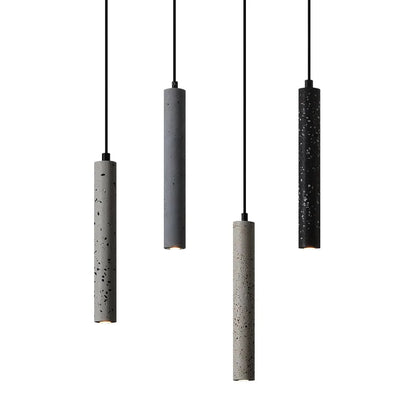 DecorBites™ Industrial Stone LED Pendant Lamp, Adjustable Wire, Colorful Options
