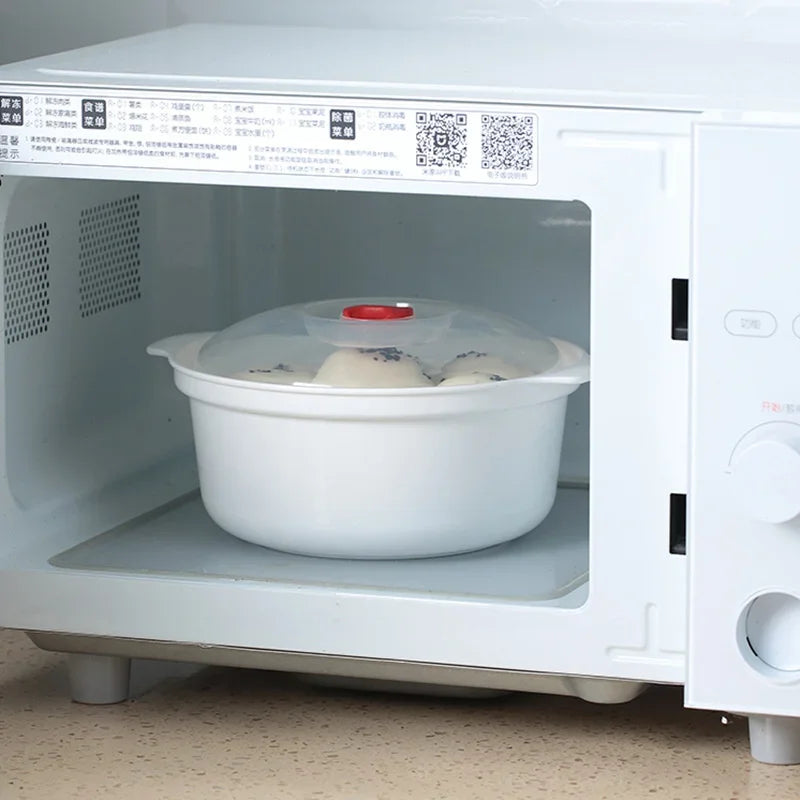 Plastic Microwave Steamer Pot