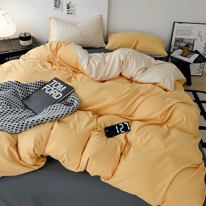 طقم غطاء لحاف قطني من DecorBites™ مع أربطة زاوية