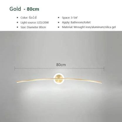 DecorBites™ LED Wall Lamps: Modern Iron Baking Paint Craft Light for Bathroom Bedroom Living Room