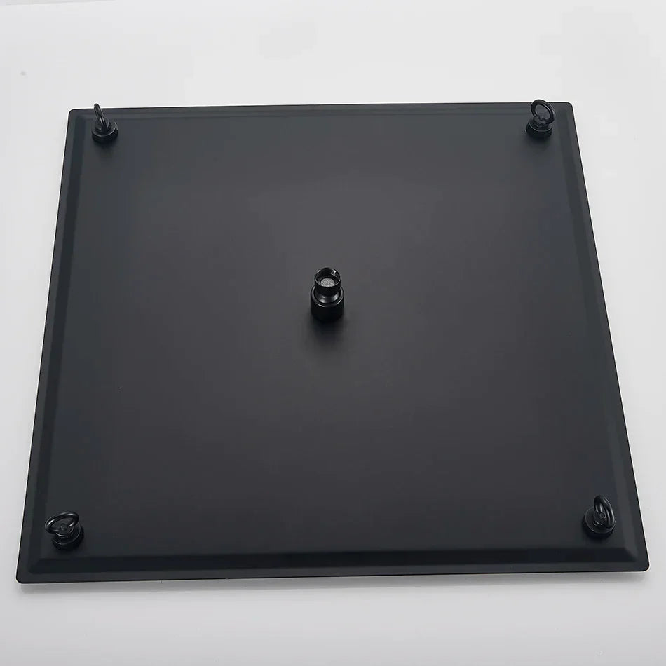 Cabezal de ducha tipo lluvia cuadrado DecorBites™ de 20 pulgadas en acero inoxidable - Acabado cromado de lujo