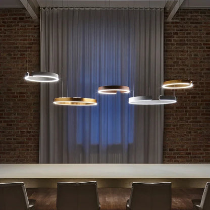 DecorBites™ LED Ring Chandelier: Modern Dining Room Table Lighting & Home Decoration