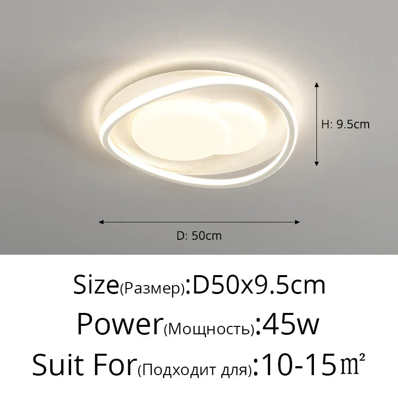 DecorBites™ LED Chandelier Light for Bedroom Living Room Kitchen Indoor Ceiling Lighting