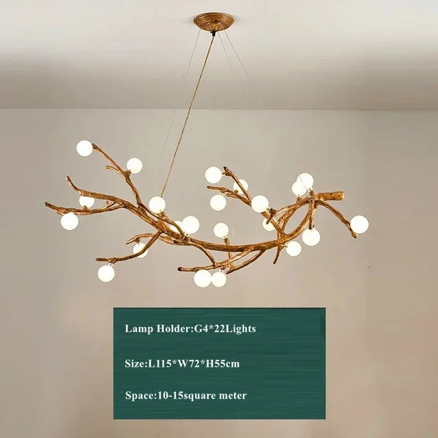 DecorBites™ Glass Bubble Chandelier Pendant Light for Living Dining Room