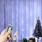 3/4/6M LED USB Curtain Fairy Light String Christmas Decoration Garland Wedding Party Holiday Halloween Xmas Home Bedroom Light