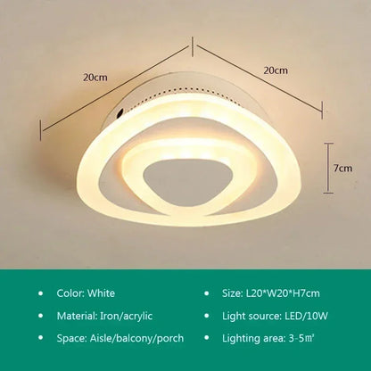 DecorBites™ LED Ceiling Light: Stylish Acrylic Lamps for Home Decor, Aisle, Staircase, Balcony
