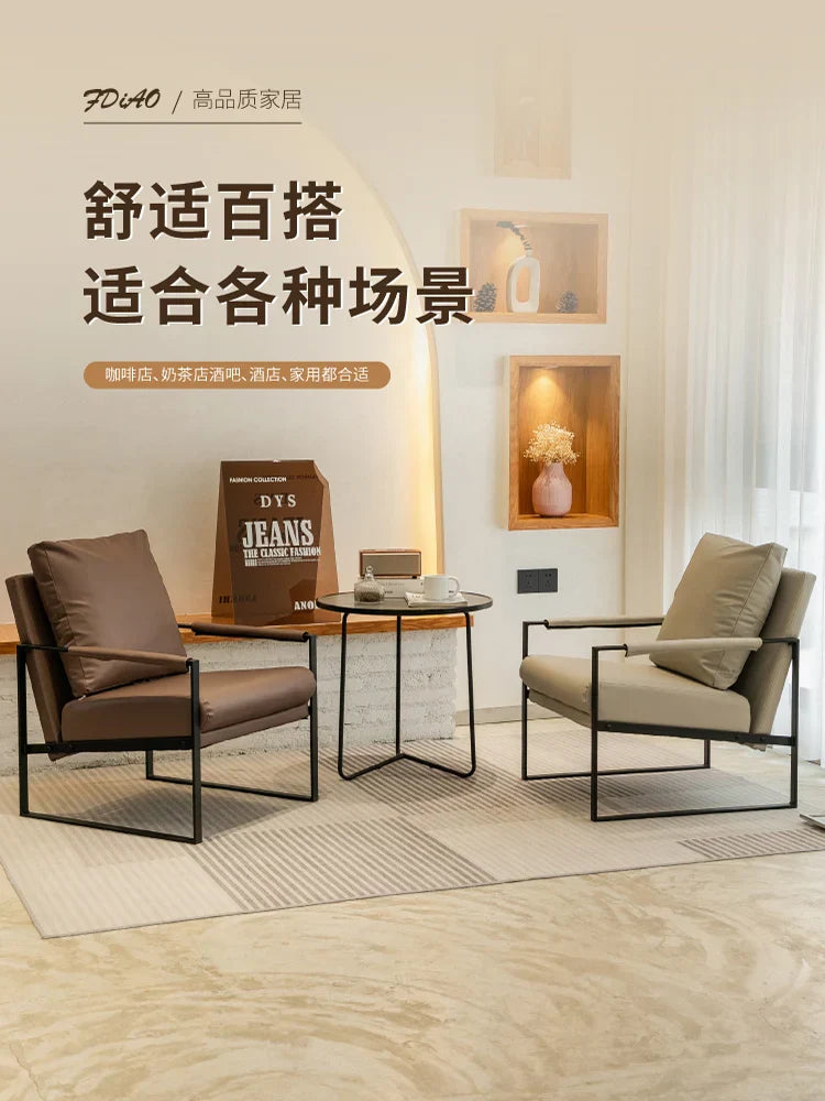 DecorBites™ Lounge Chair for Casual Comfort in Coffee Shop, Hotel Balcony, Reception Area