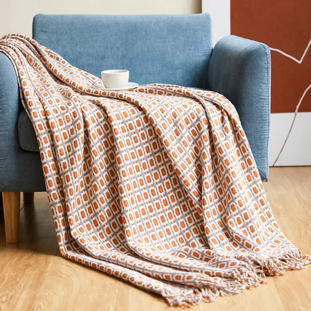 DecorBites™ Houndstooth Throw Blanket