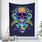 Decobites Extraterrestrial Psychedelic Tapestry - Hippie Bohemian Datura Sheet for Home Decor