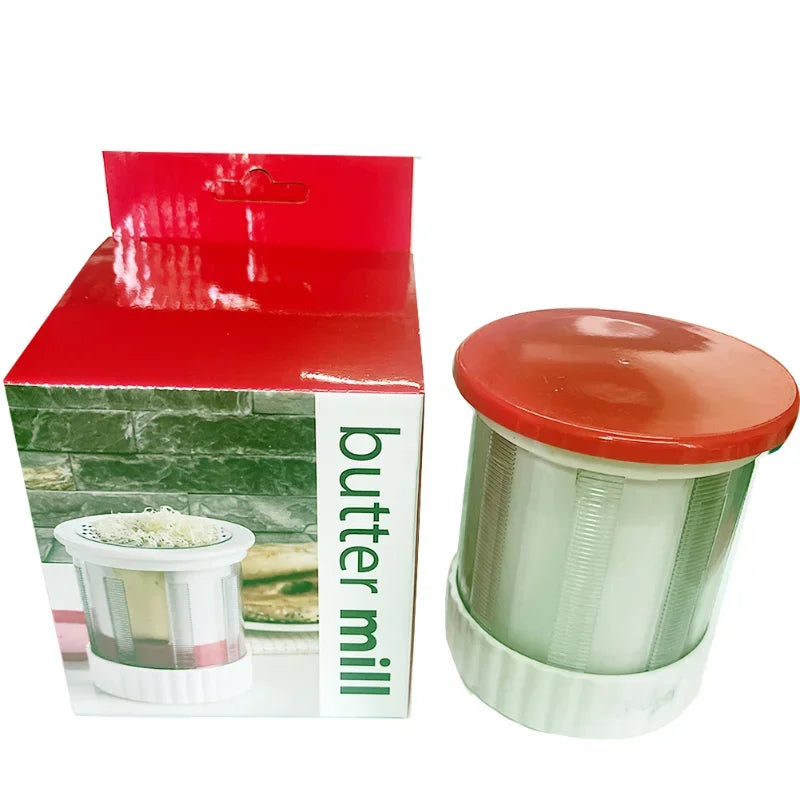 DecorBites™ Butter Mill: Spreadable Butter Straight From Fridge - Smart Cutter & Cheese Grater
