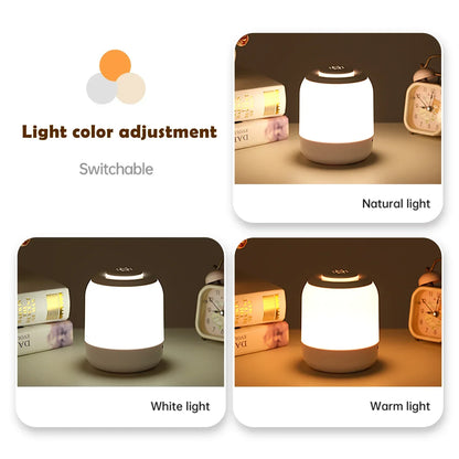 DecorBites™ LED Touch Night Light Baby Sleeping Lamp with 3-Color Dimming