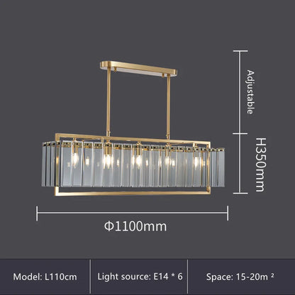 DecorBites™ Glass Restaurant Chandelier: Modern Luxury Led Lighting Fixture for Living Room Home Decor